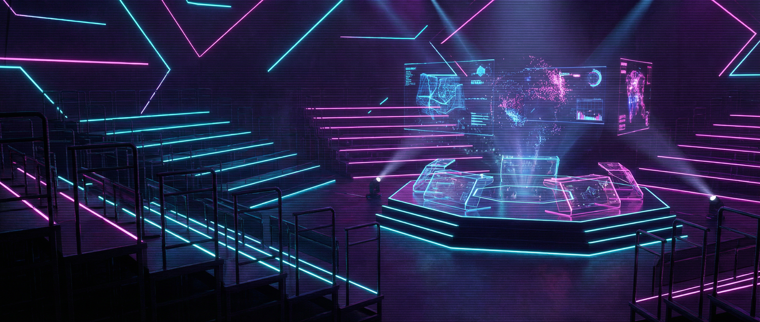 赛博朋克风格的电竞场馆 - 电竞投注竞猜聚合站 - 电竞竞猜